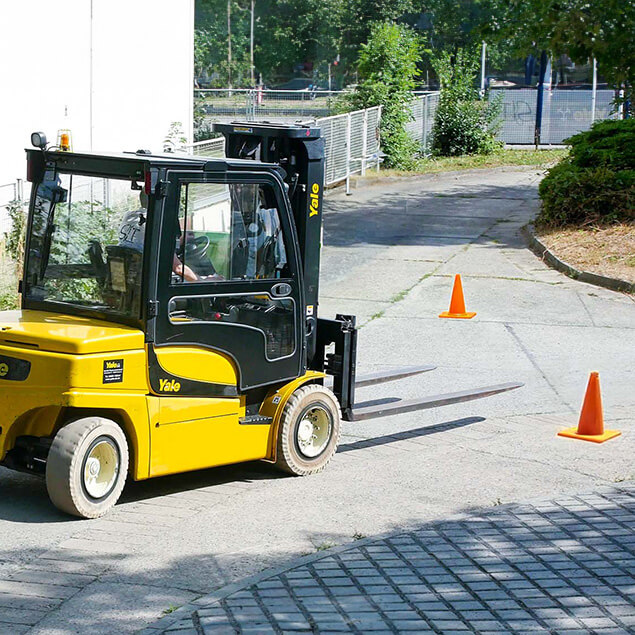 Fahrschule für Gabelstapler